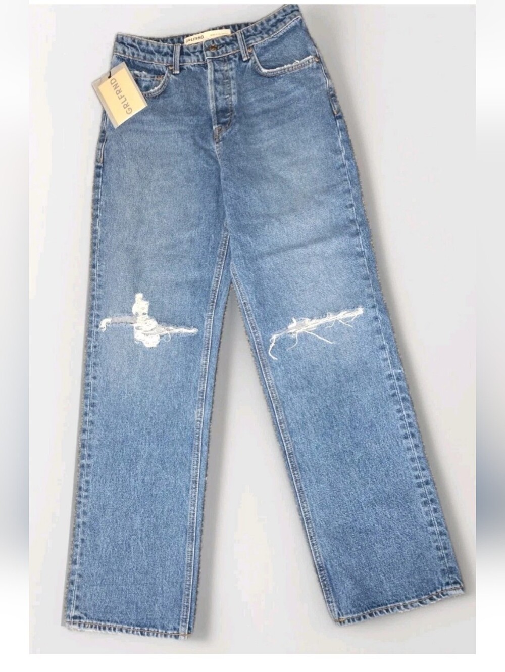 GRLFRND  Amanda High Waist Distressed Jeans Size 23 Nwt